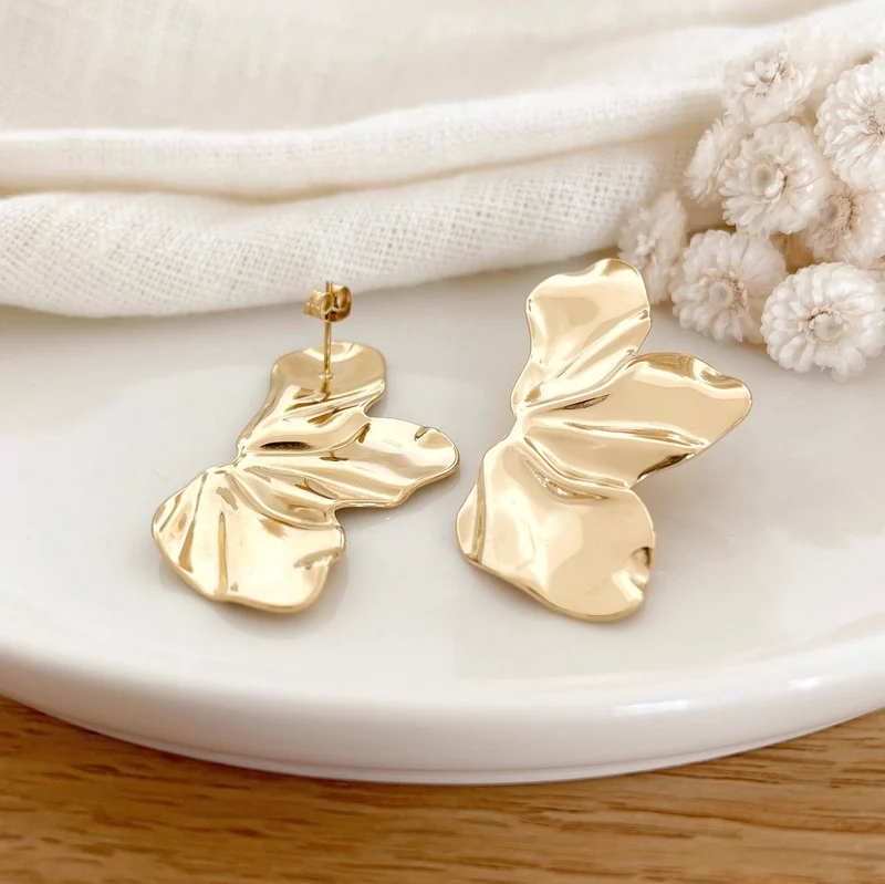 Boucles d'oreilles "Mado" acier
