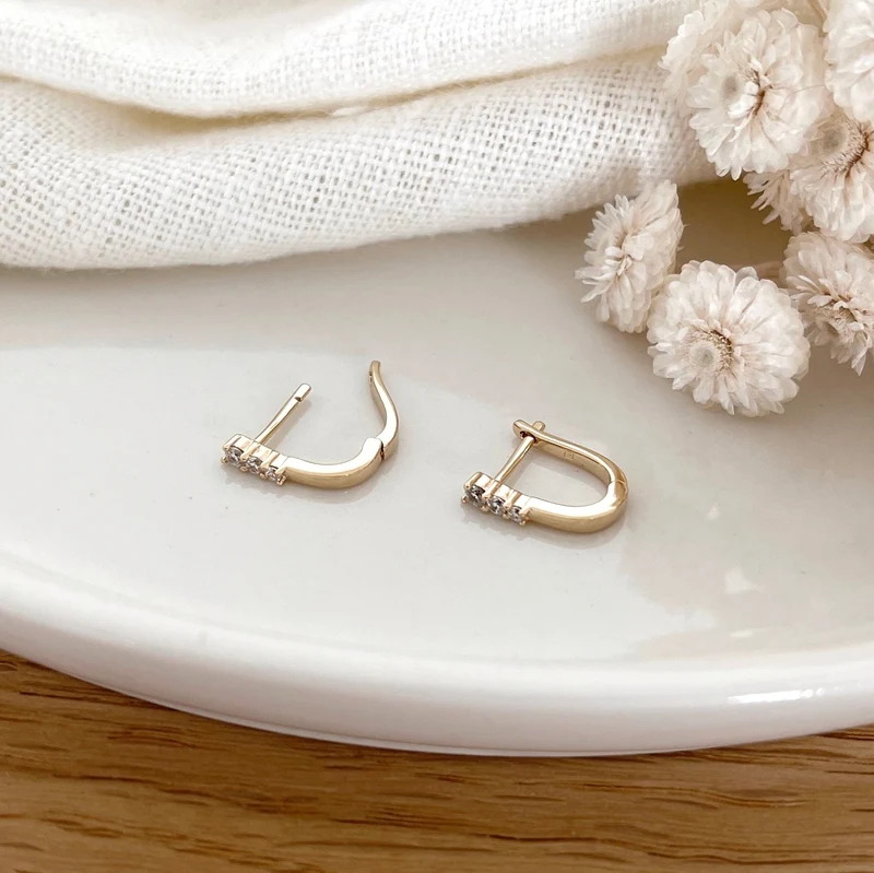 Boucles d'oreilles "Ulrika" plaqué or
