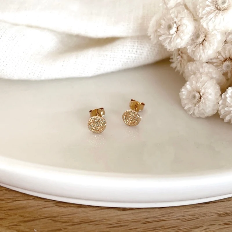 Boucles d'oreilles "Marisa" plaqué or