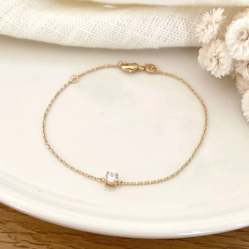 Bracelet "Dani" plaqué or