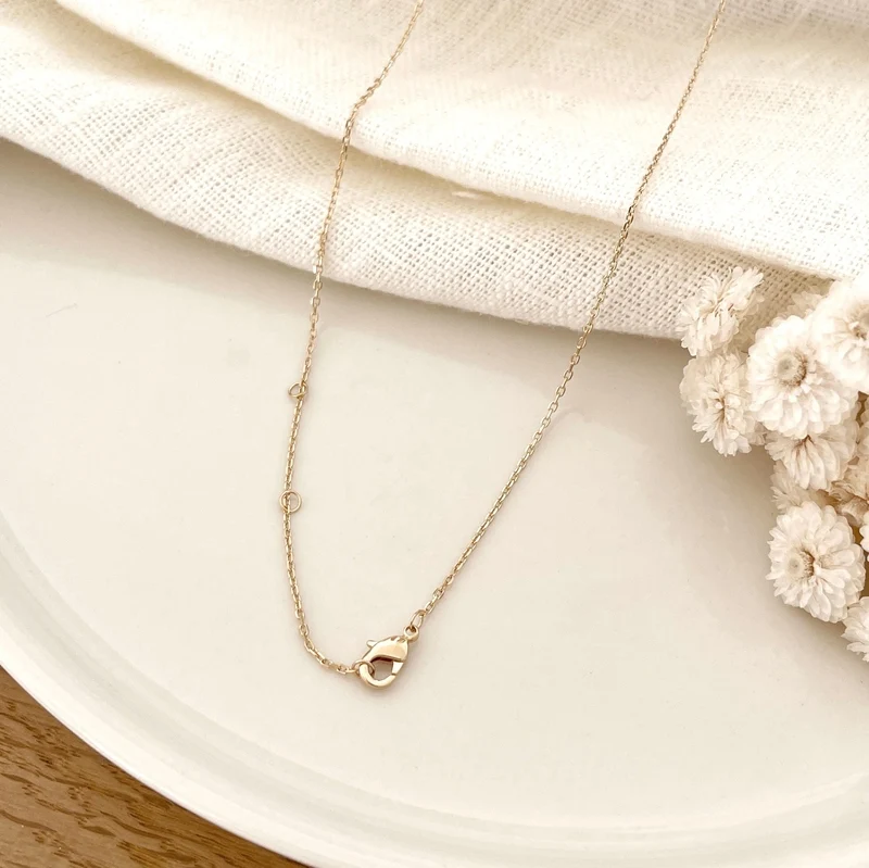 Collier "Dani" plaqué or