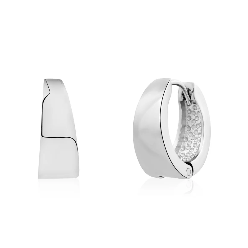 Boucles d'oreilles coniques polies