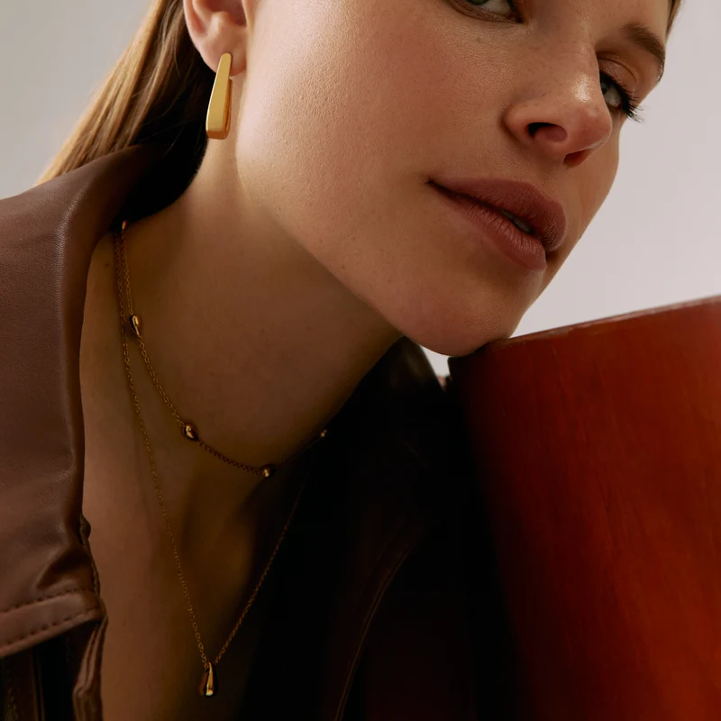 Boucles d'oreilles Modern Curve