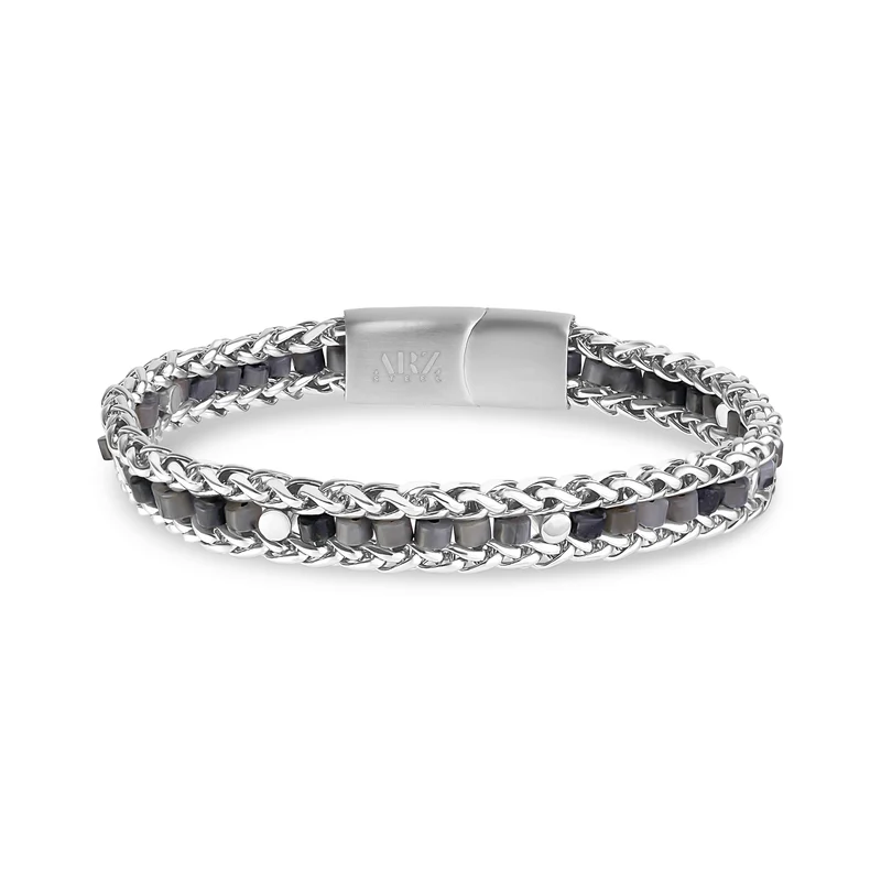 Bracelet en perles à maillons de blé