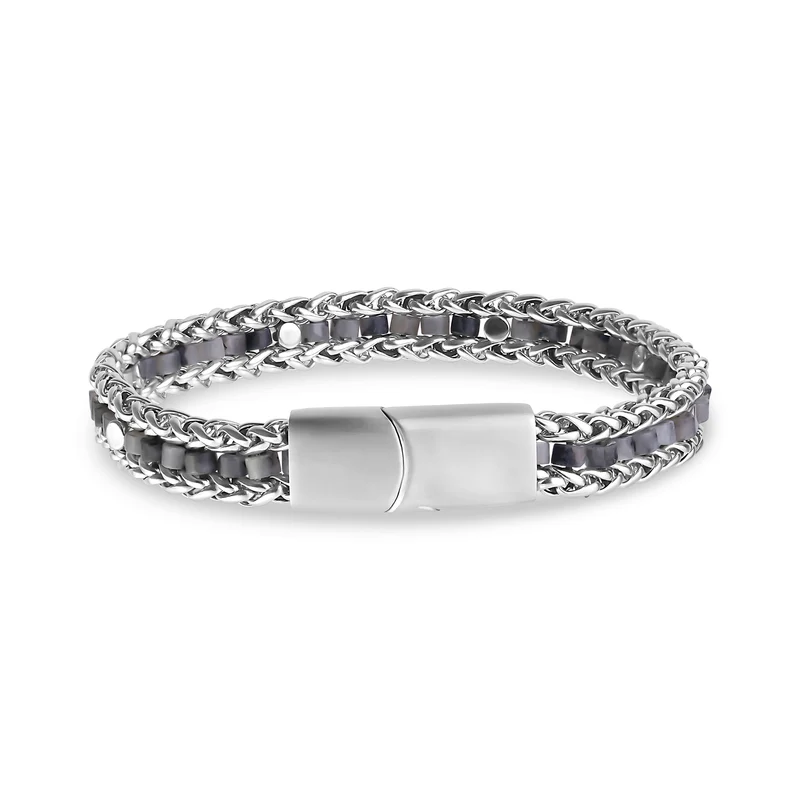 Bracelet en perles à maillons de blé