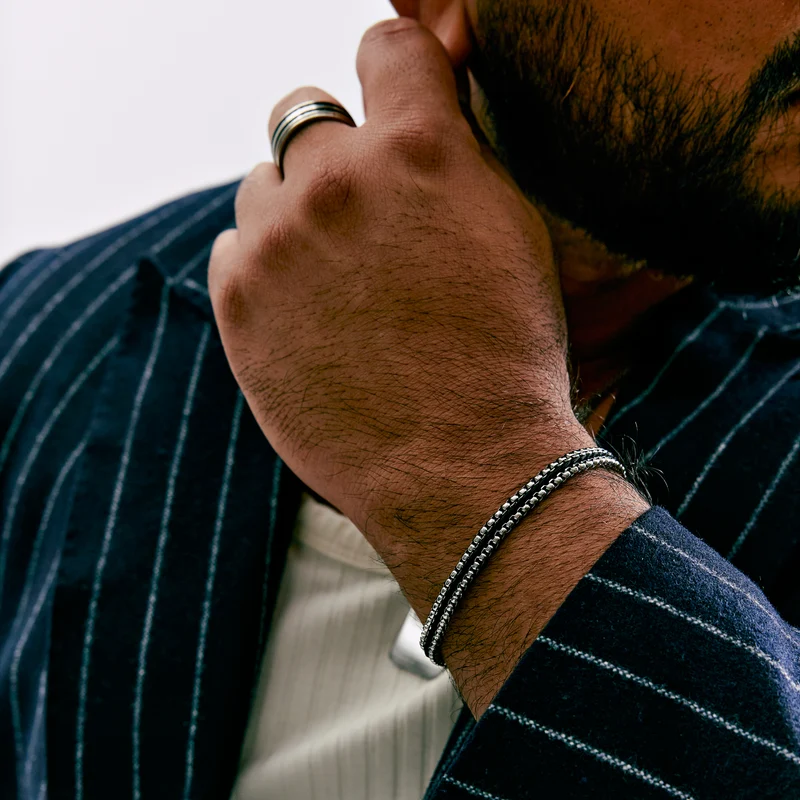 Bracelet à maillons attachés