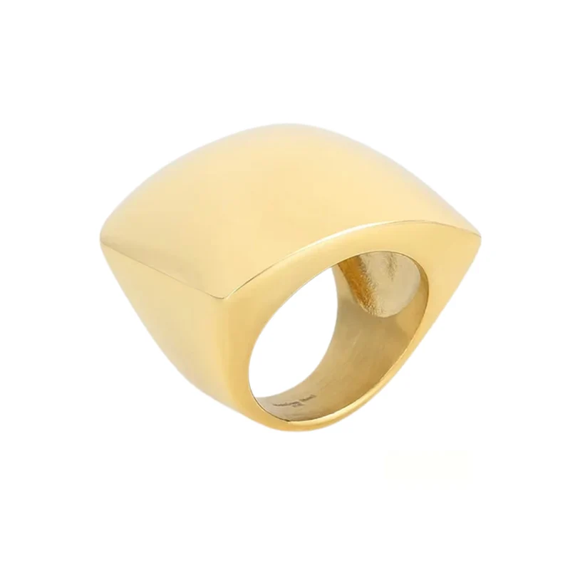 Grosse Bague Or Design Femme