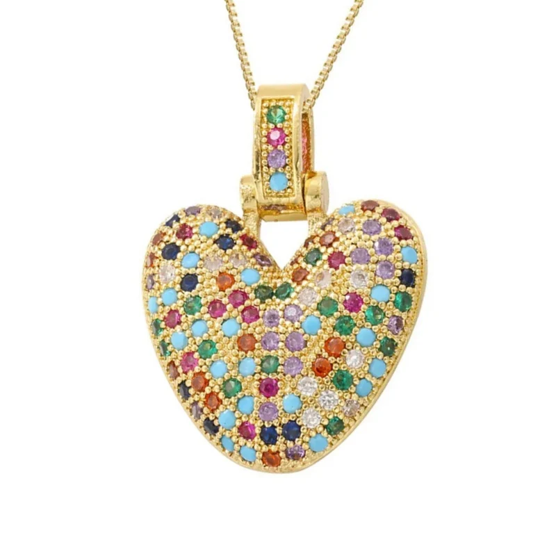 Collier Lettre Bubble Couleur