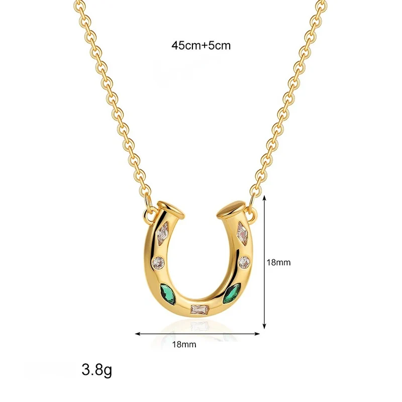 Collier Fer à Cheval Luxe