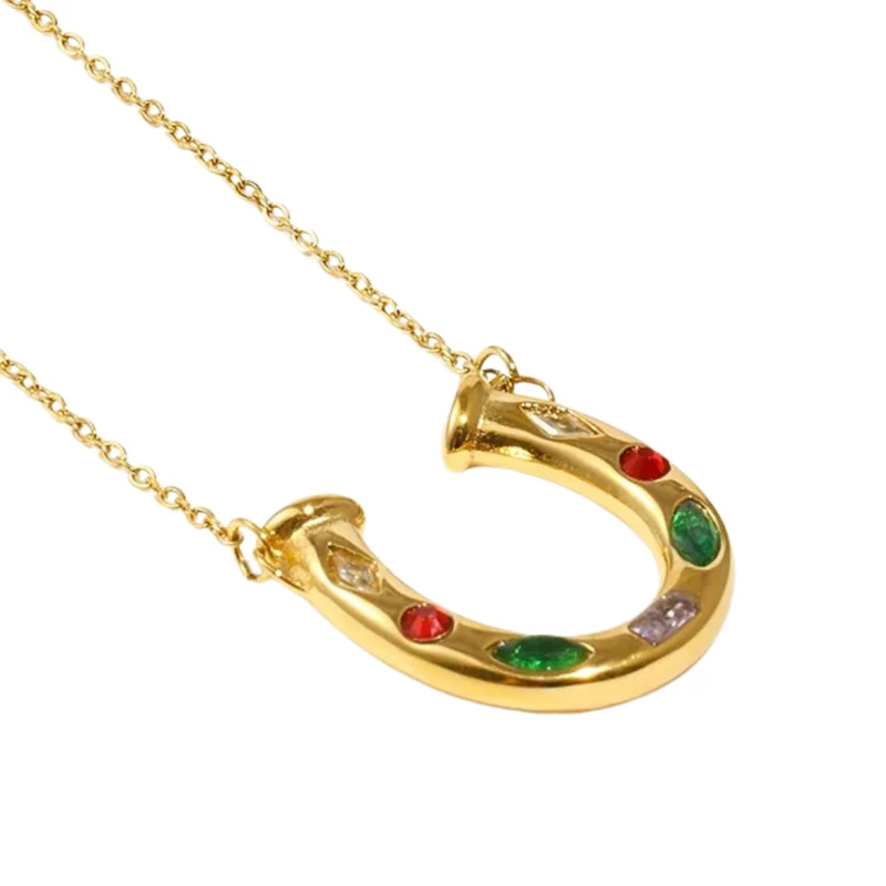 Collier Fer à Cheval Porte-Bonheur