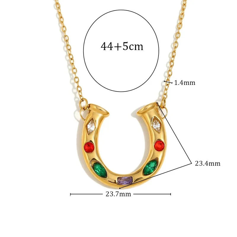 Collier Fer à Cheval Porte-Bonheur