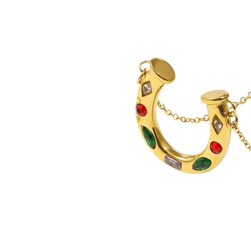 Collier Fer à Cheval Porte-Bonheur