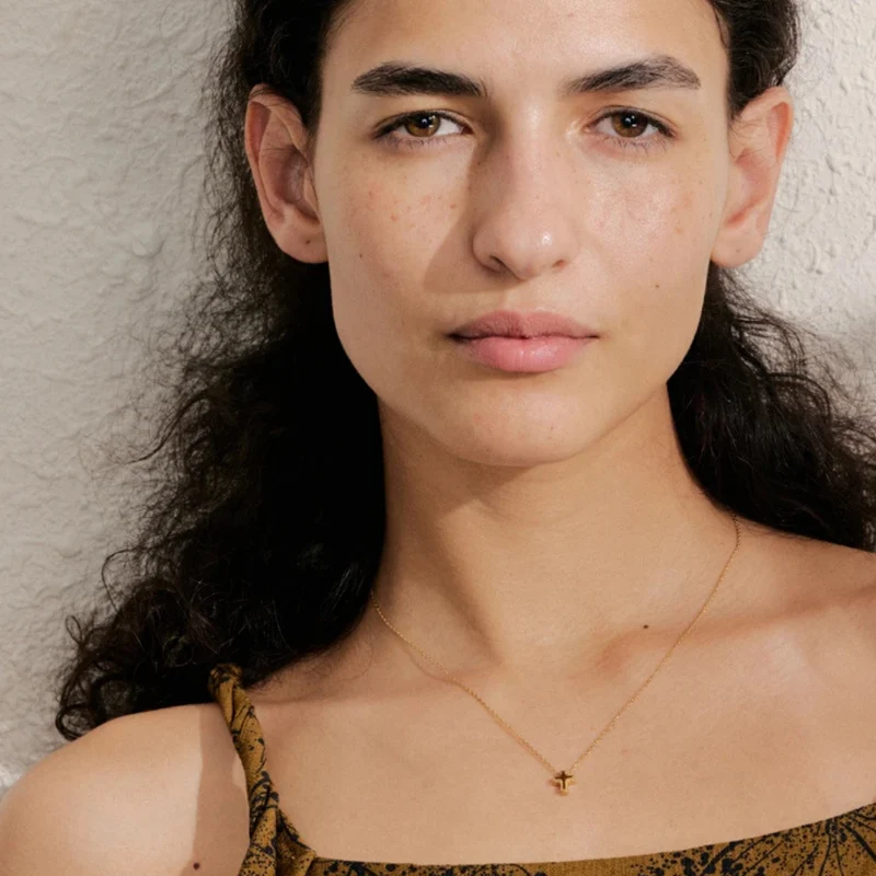 Collier Croix Bubble