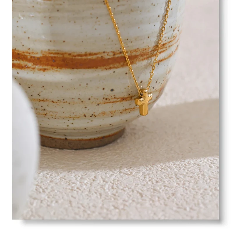 Collier Croix Bubble