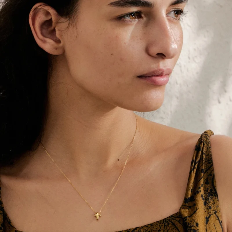 Collier Croix Bubble