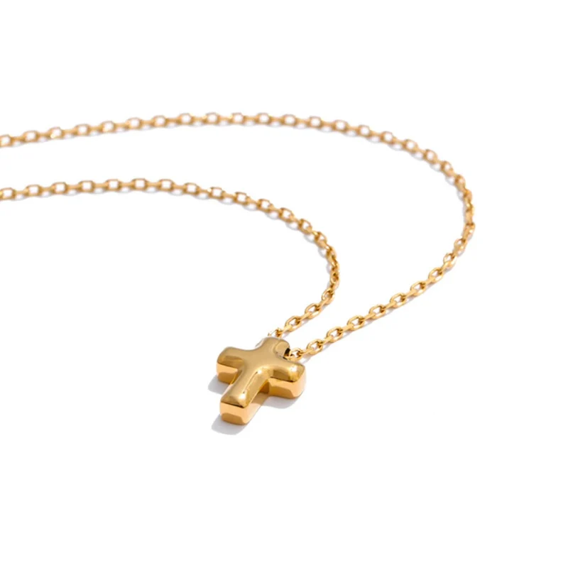 Collier Croix Bubble
