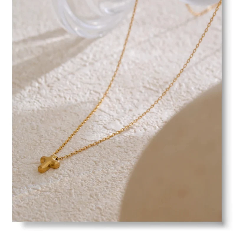 Collier Croix Bubble