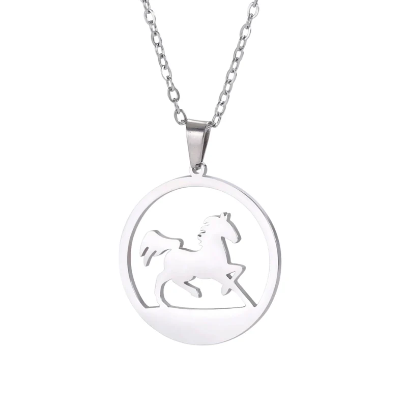 Collier pendentif Cheval