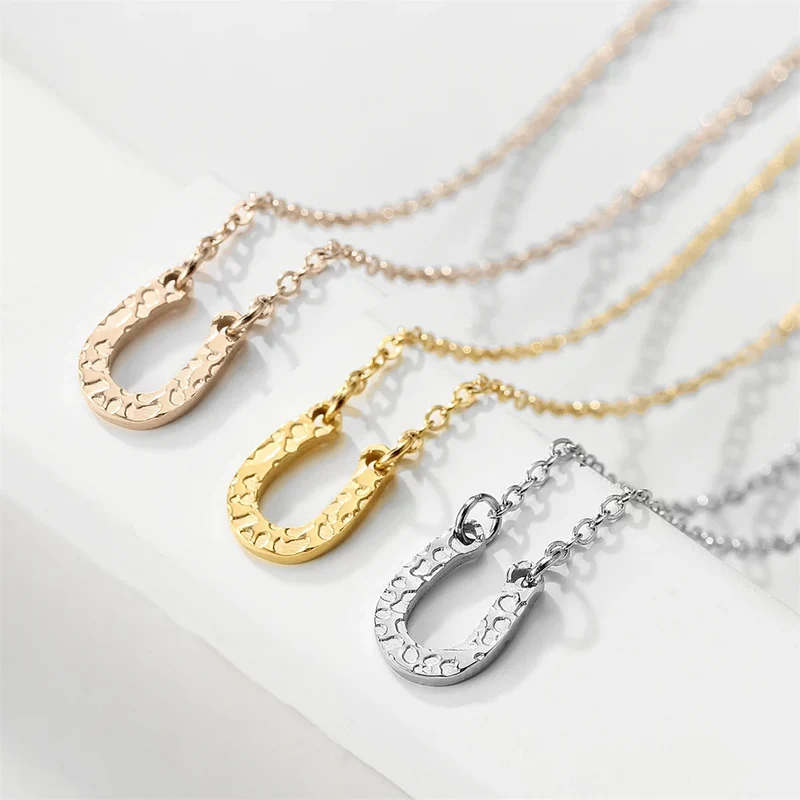 Collier Fer à Cheval Acier Inoxydable