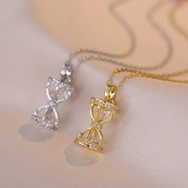 Collier Sablier Strass