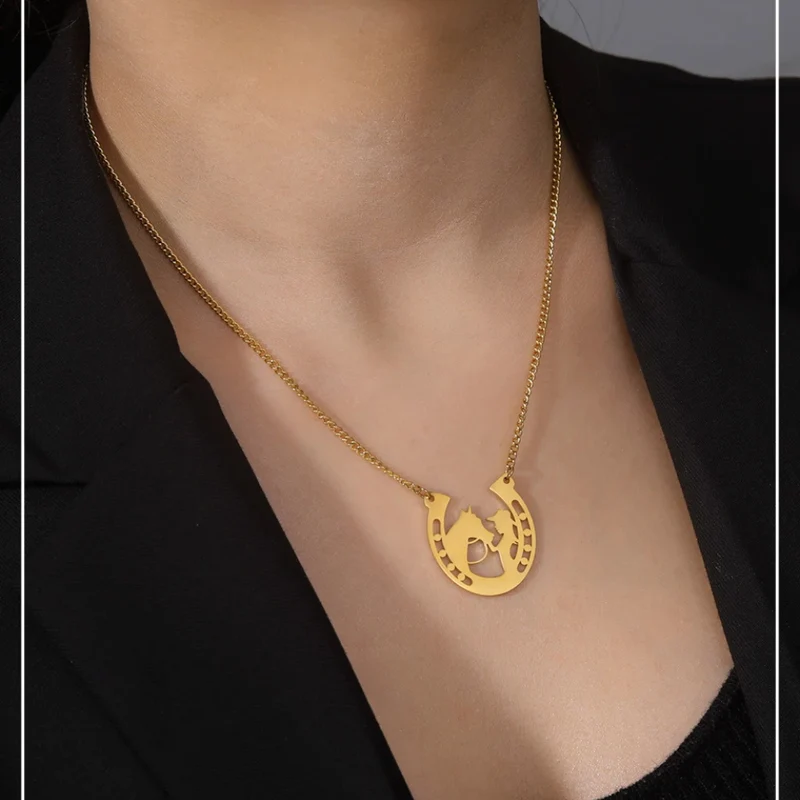 Collier Fer à Cheval Cavalière