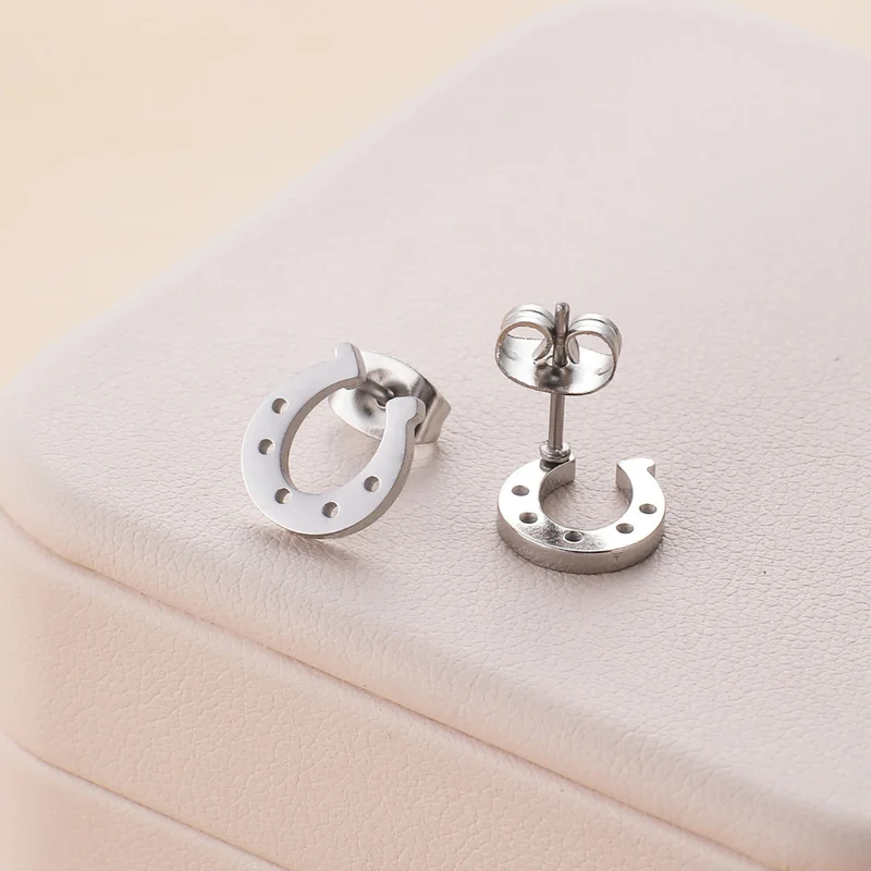 Boucles d'Oreilles Fer à Cheval Simples