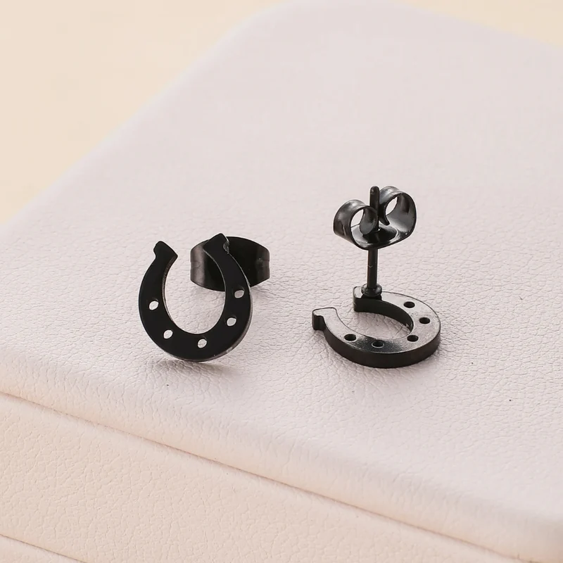 Boucles d'Oreilles Fer à Cheval Simples
