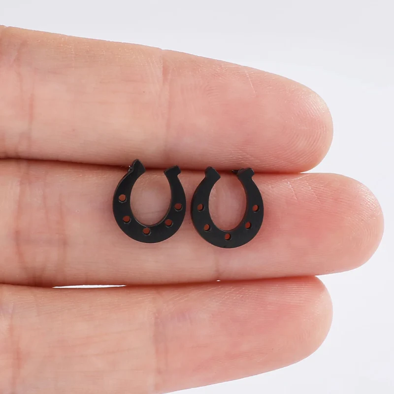 Boucles d'Oreilles Fer à Cheval Simples
