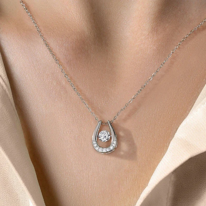 Collier Fer à Cheval Diamant