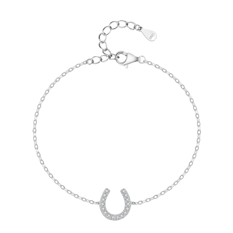 Bracelet Fer à Cheval Argent Femme