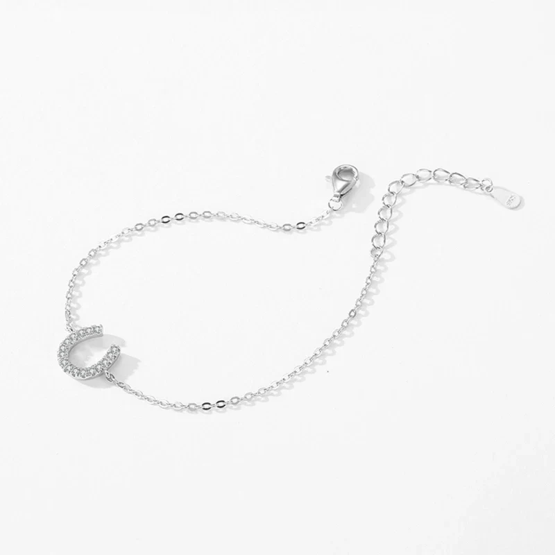 Bracelet Fer à Cheval Argent Femme