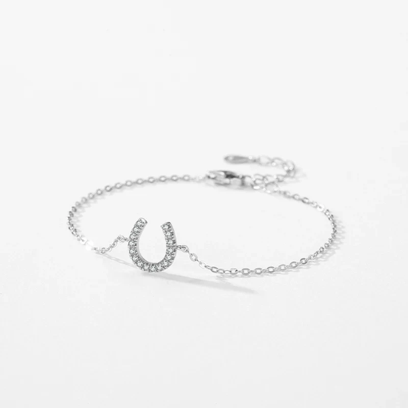 Bracelet Fer à Cheval Argent Femme