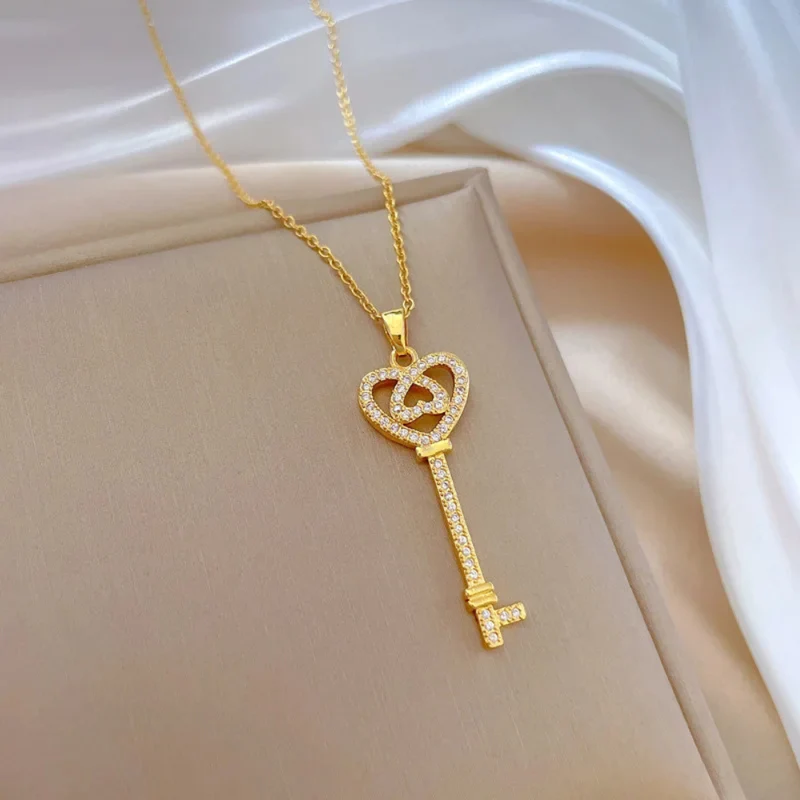 Collier Clé Porte-Bonheur