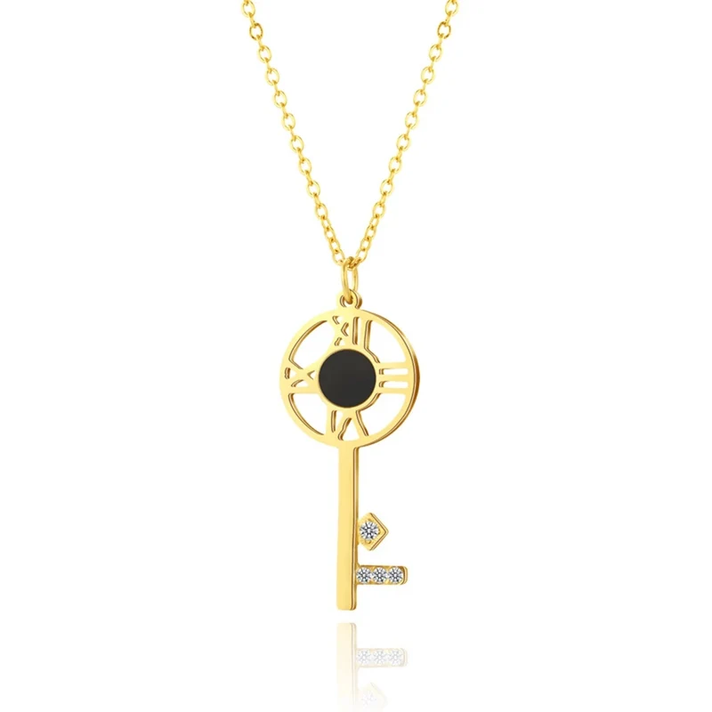 Collier Clé Acier Inoxydable