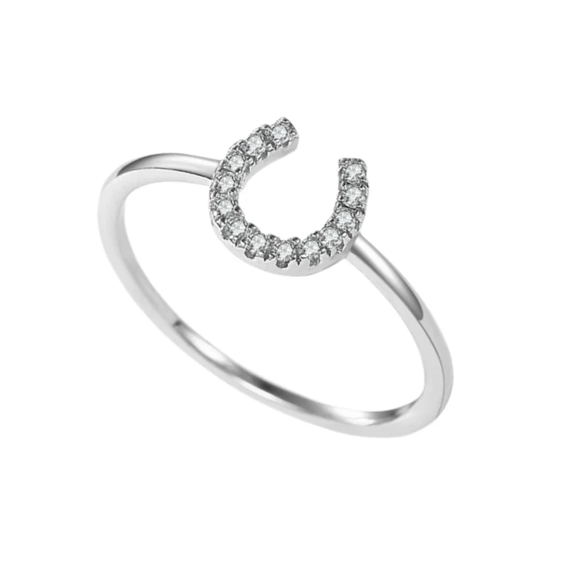 Bague Fer à Cheval Argent Femme