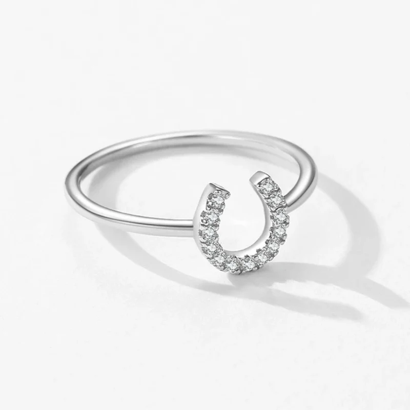 Bague Fer à Cheval Argent Femme
