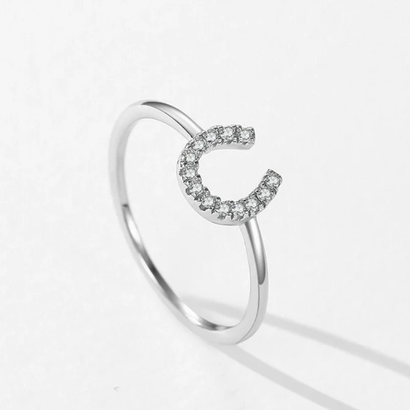 Bague Fer à Cheval Argent Femme