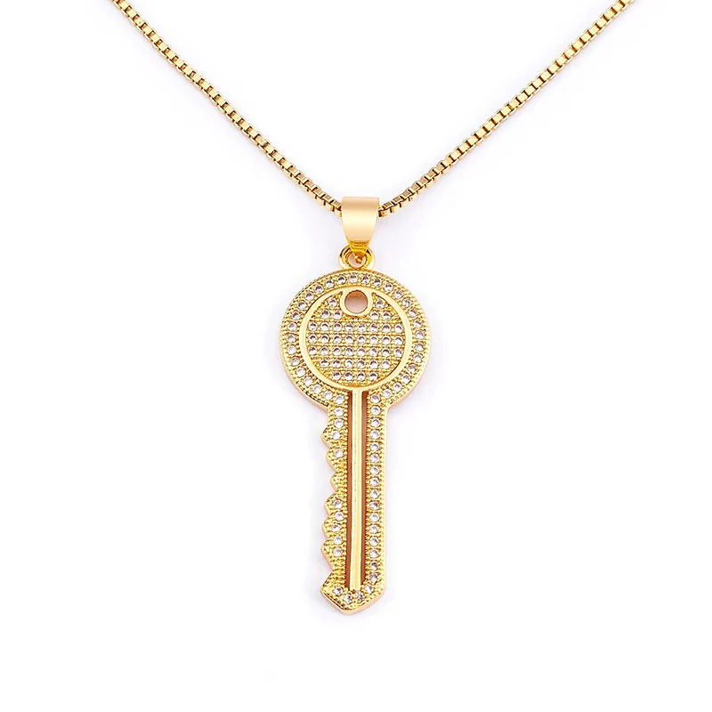Collier Clé Doré