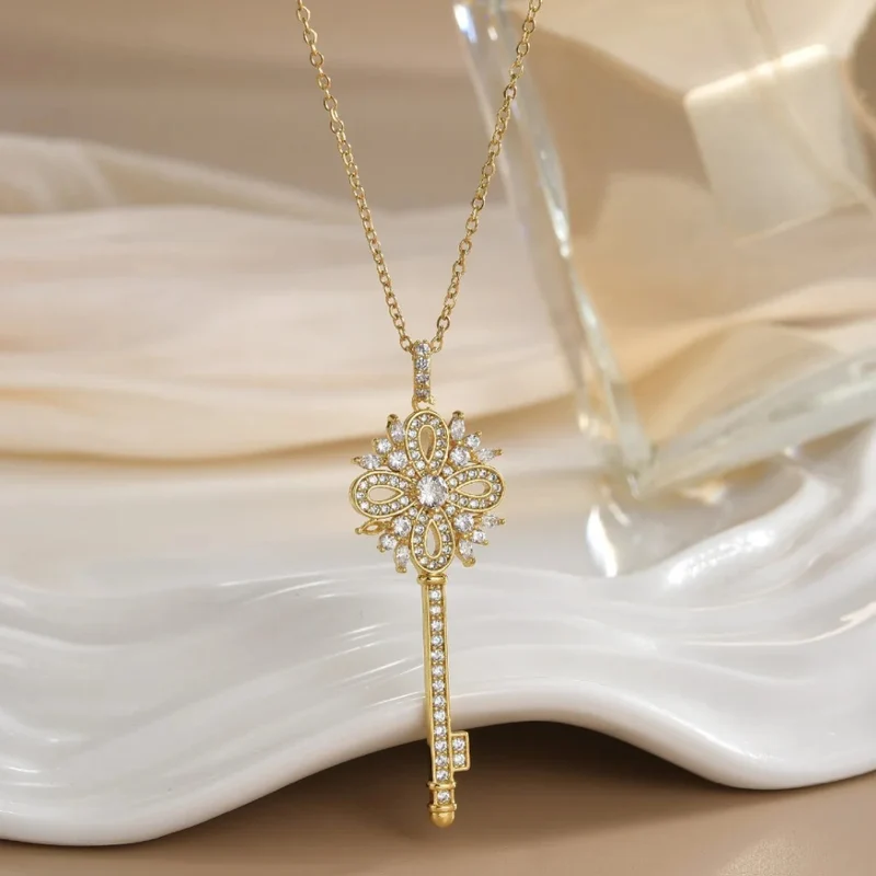 Collier Clé Diamant