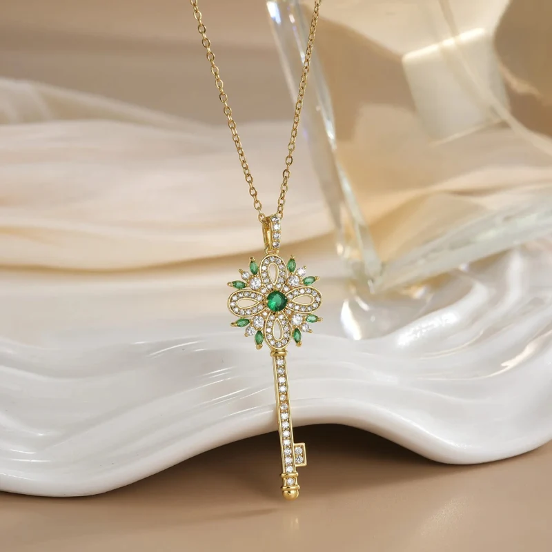 Collier Clé Diamant
