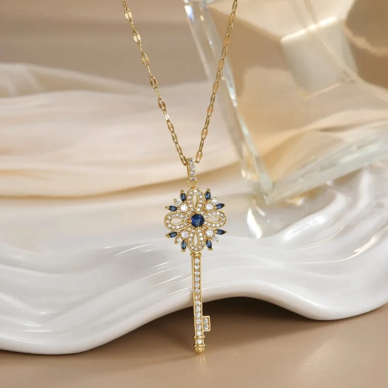 Collier Clé Diamant