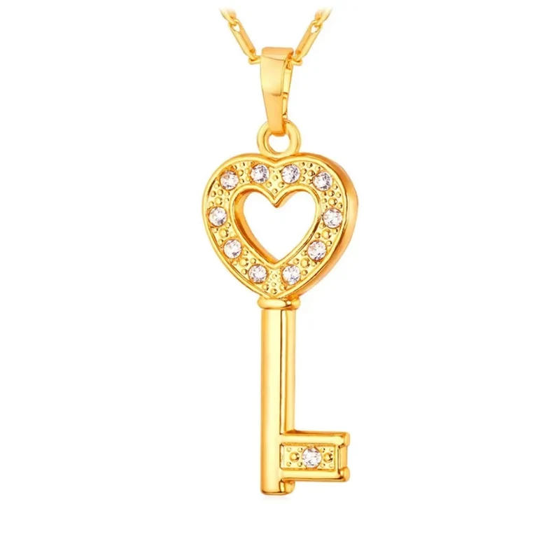 Collier Clé Cœur