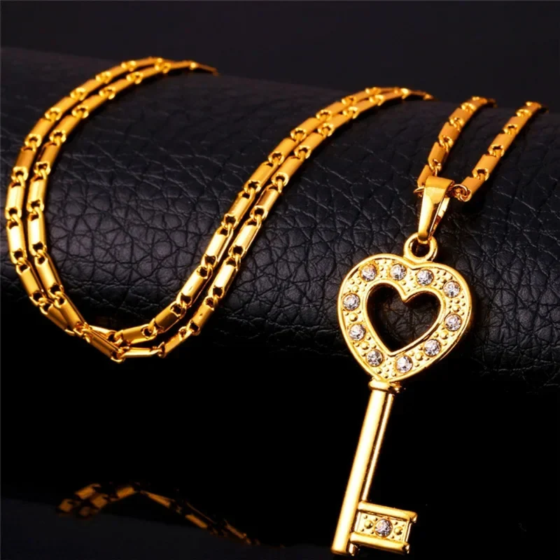 Collier Clé Cœur