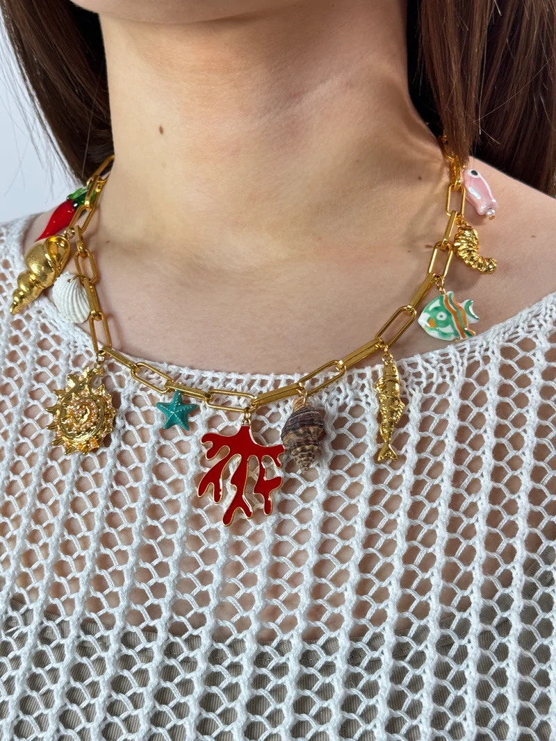 DIANA - TOUR DE COU AVEC COQUILLAGE