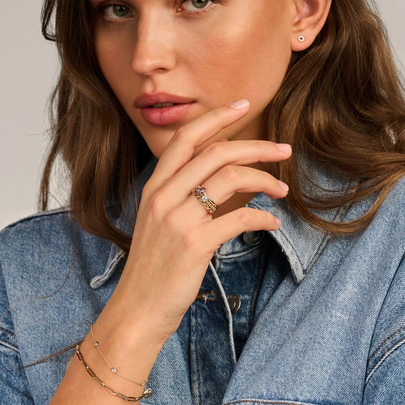 Blush Femmes Bague Or 14 carats 1242YAM/58