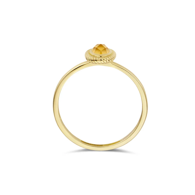 Blush Bague Or 14 carats 1239YMC/56