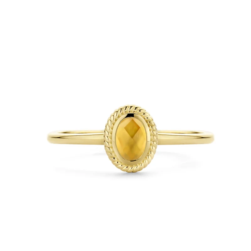 Blush Bague Or 14 carats 1239YMC/56