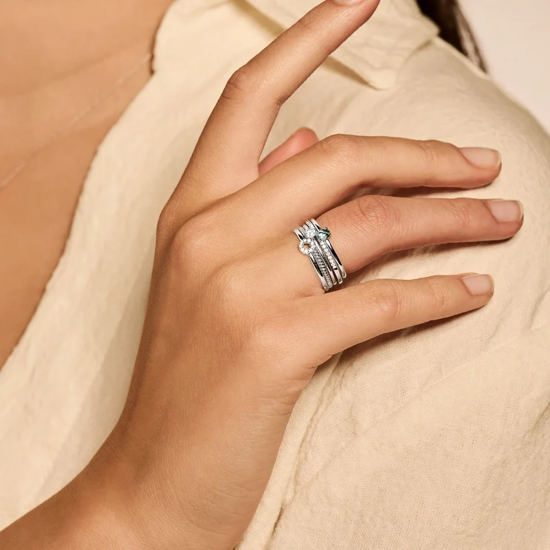 Blush Bague Or blanc 1201WZI/46
