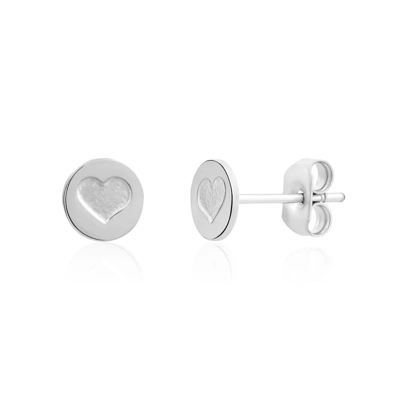 Mini clous d'oreilles Love Coin