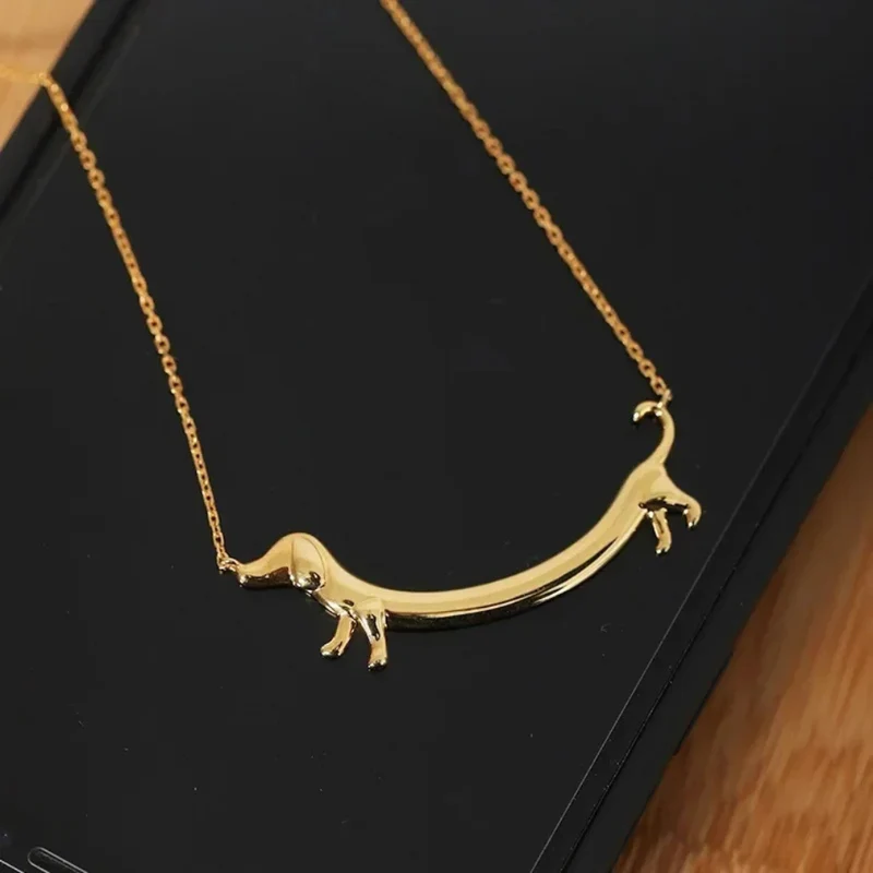 Collier Teckel Doré